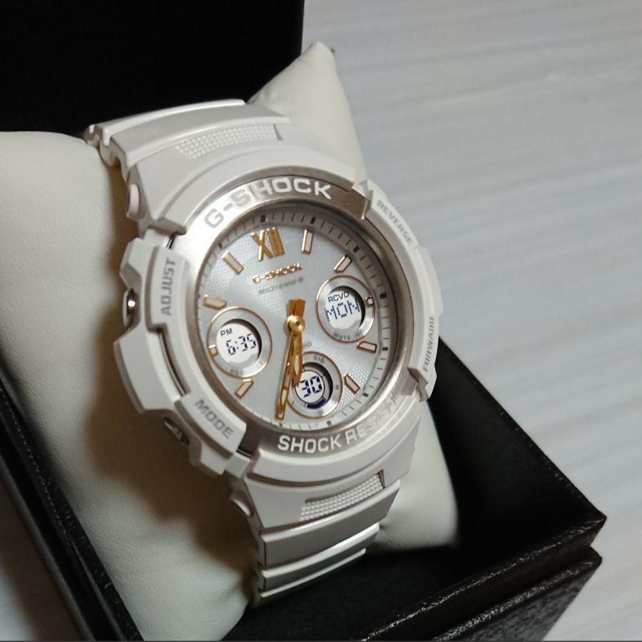 G-SHOCK5230 AWG-M100SGAホワイトゴールド 日本に - 腕時計(デジタル)