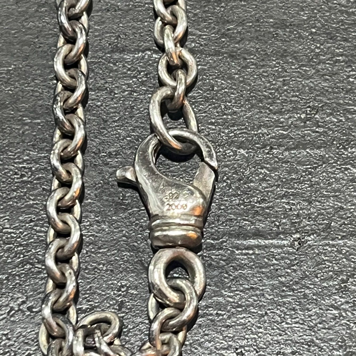 CHROM HEARTS クロムハーツ タイニーCHクロスチェーン ブレスレット CHROME HEARTS クロムハーツ チェーン / タイニー CH クロス
