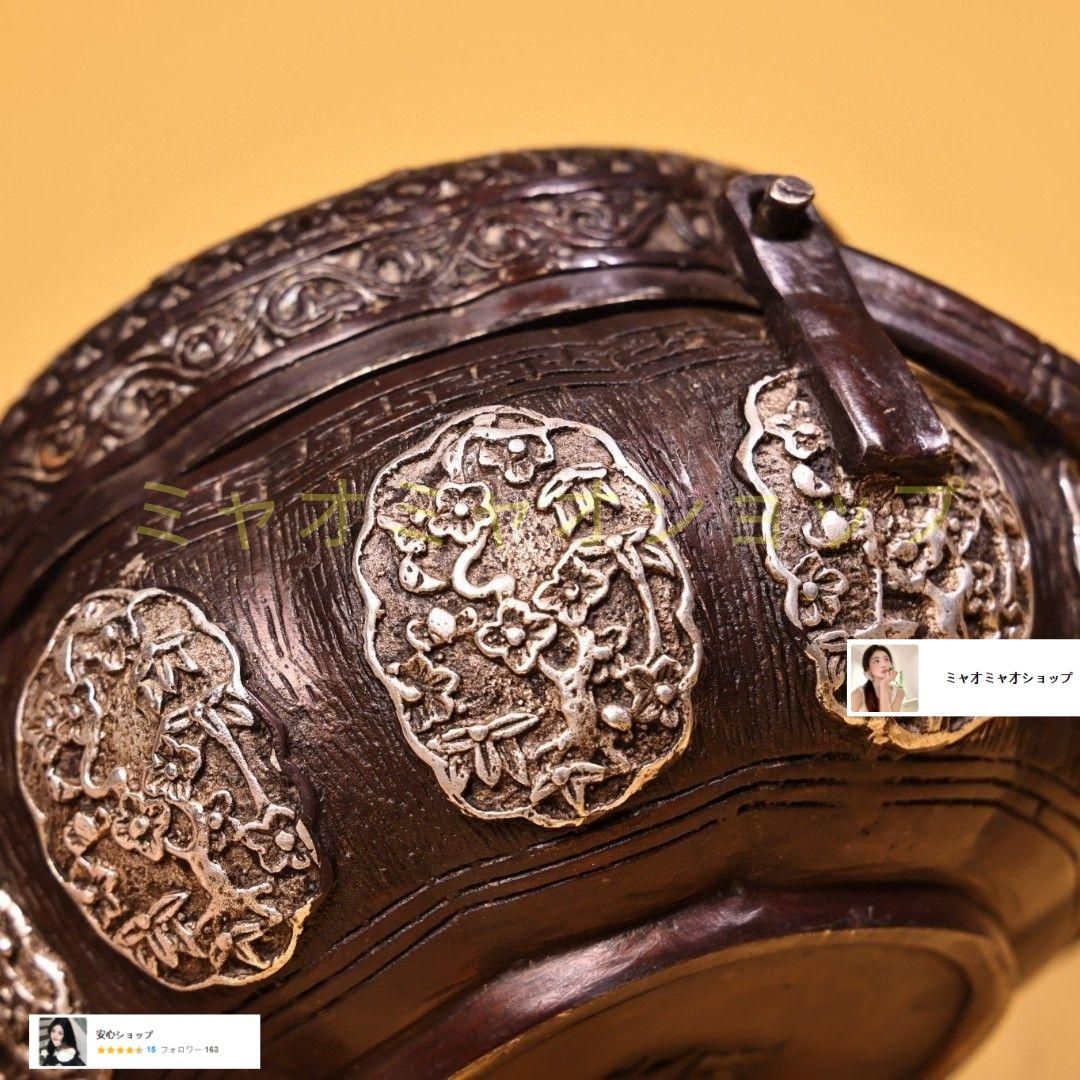 銅製 提梁暖手炉 香り炉 茶道香炉 香道具 装飾品 工芸品 置物 銅製 提梁暖手炉 香り炉 茶道香炉 香道具 装飾品 工芸品 置物