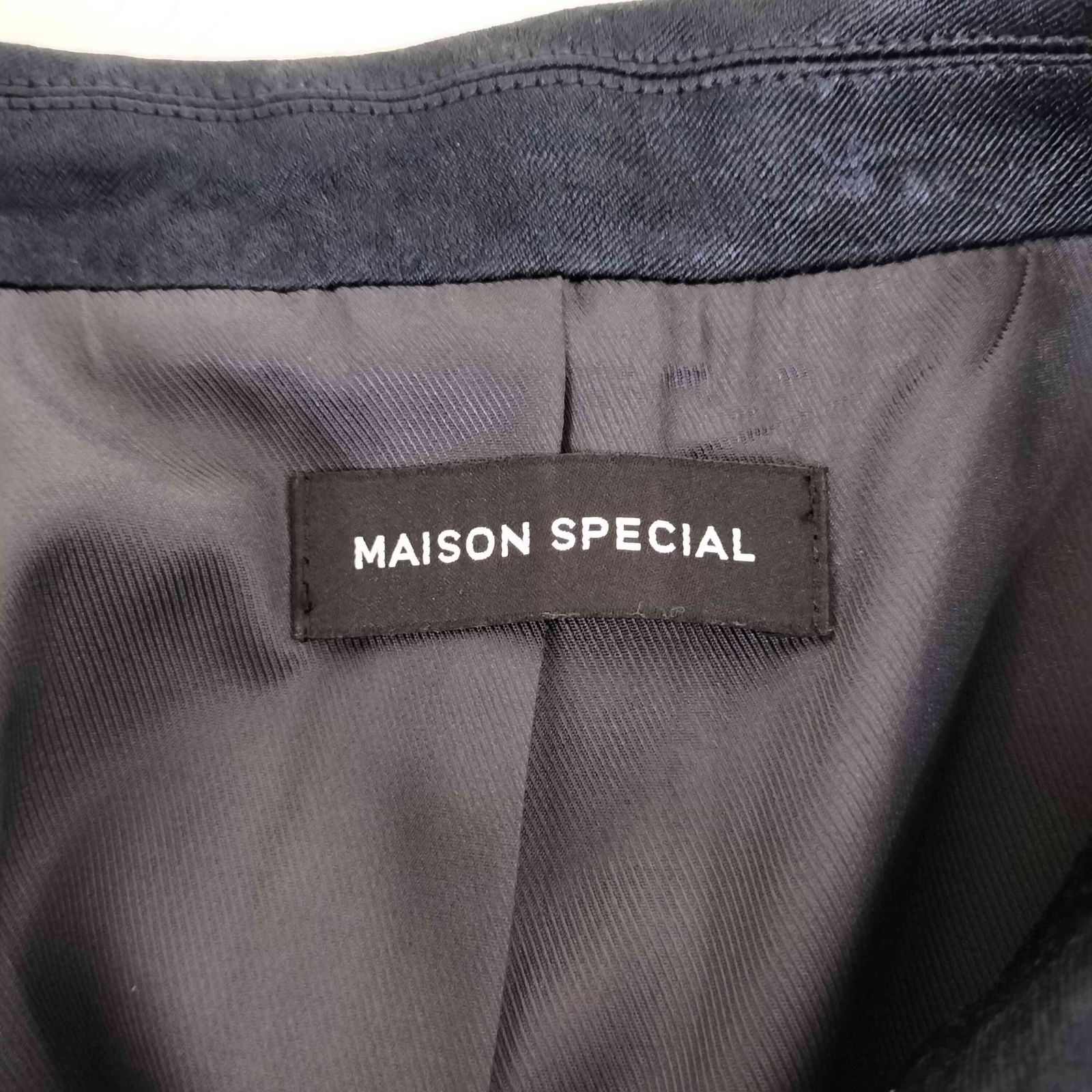 【メゾンスペシャル】Satin Jacket / サテンジャケット セール】Satin Jacket/サテンジャケット【MAISON SPECIAL/メゾン