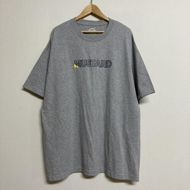 USED 古着 Tシャツ 半袖 STABRIDGE / スタブリッジ　MUSTARD ロゴプリント 半袖 Tシャツ XXL