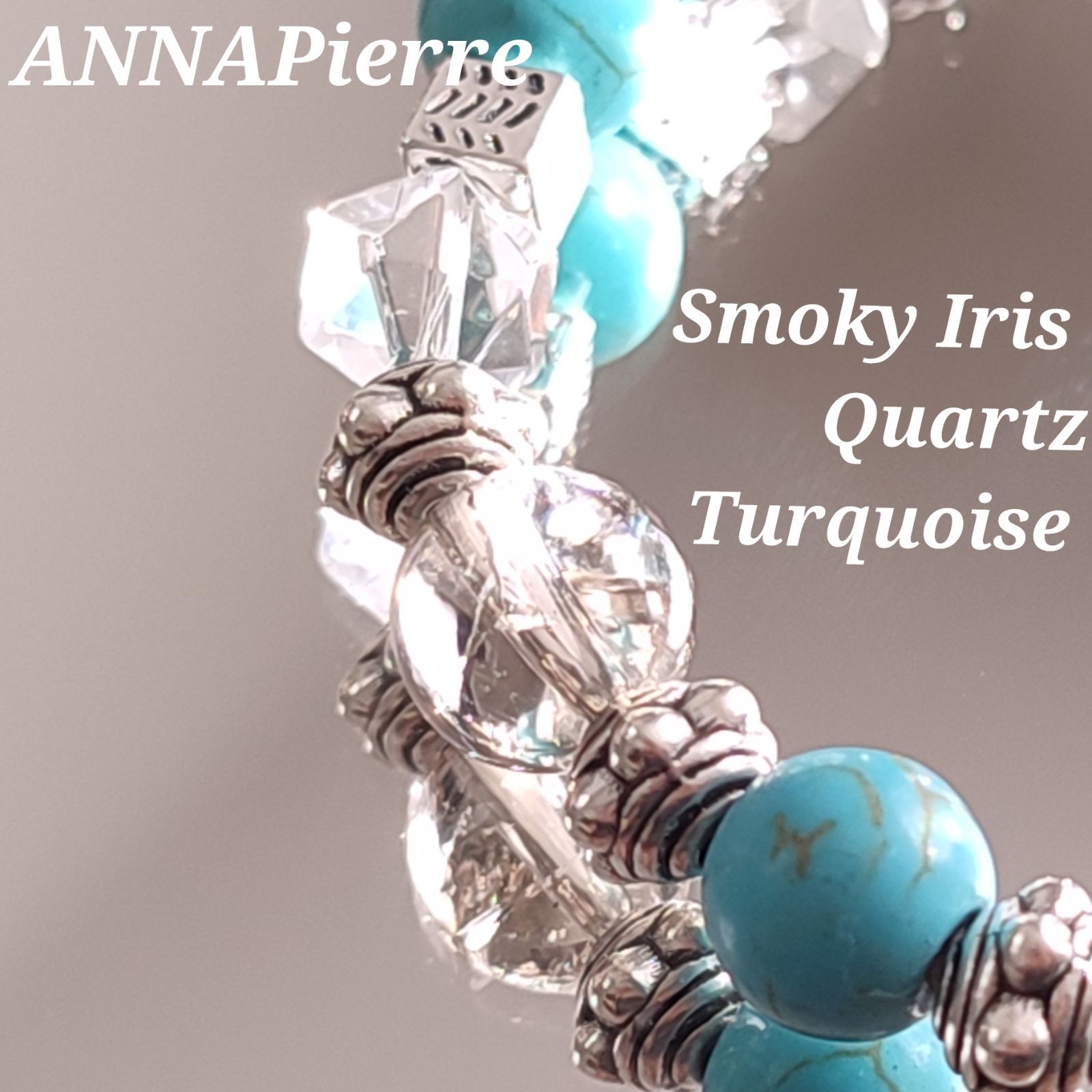 ◇スモーキーアイリスクォーツとスターカットクォーツのパワーストーン