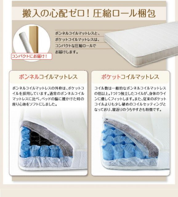 ずっと使えるロングライフデザインベッド ベッドフレームのみ