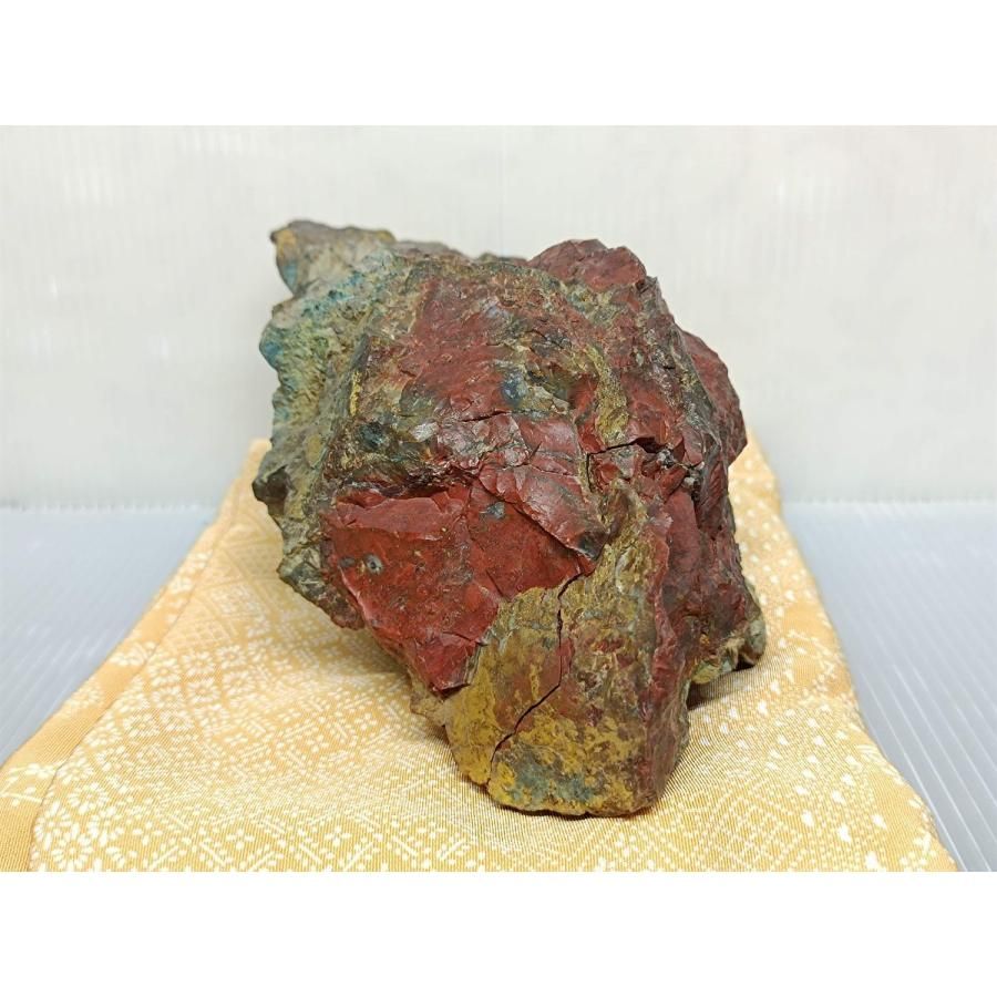 鑑賞石 赤玉石 赤碧石 自然石 原石 水石 盆石 レッドジャスパー 金華ジャスパー 8.4kg 碧玉 赤石 鑑賞石 原石 自然石 誕生石