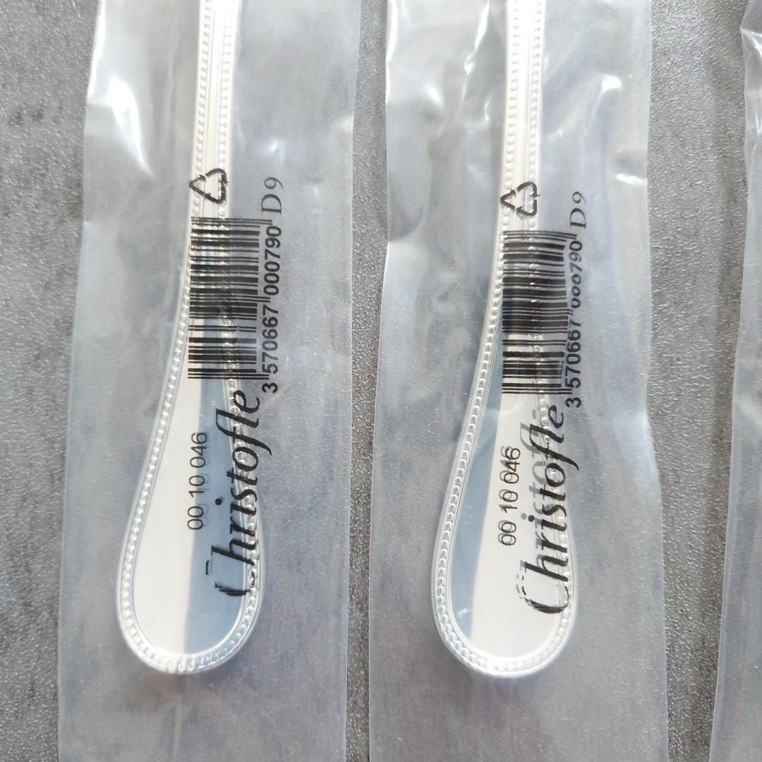 クリストフル パール ケーキフォーク コーヒースプーン 未開封 4点 SKLAD-KIRPICHA_RU