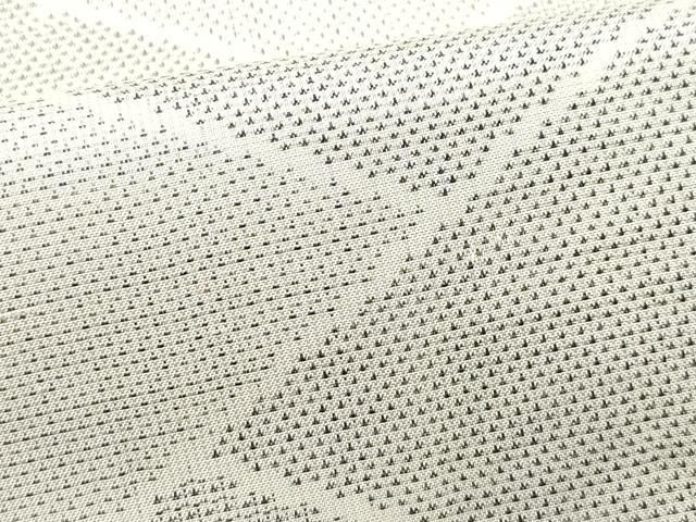 平和屋着物○本場大島紬 白大島 160亀甲 吉祥文 高島屋扱い 正絹 逸品