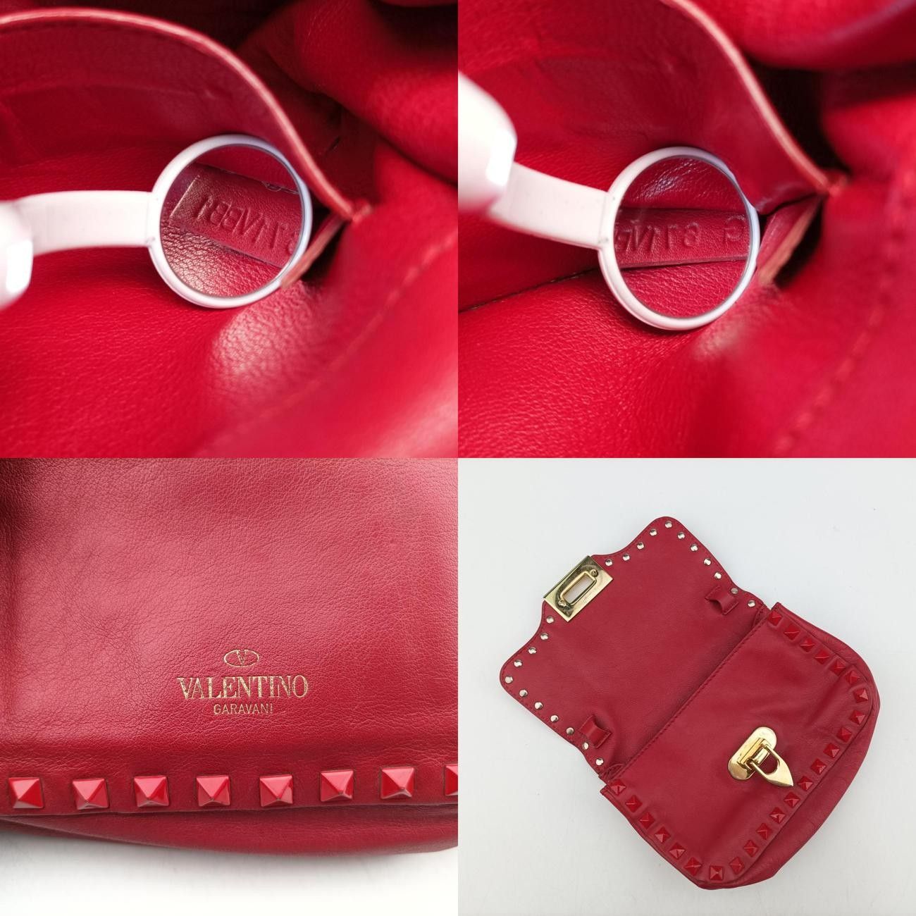ヴァレンティノValentinoロックスタッズ レッド