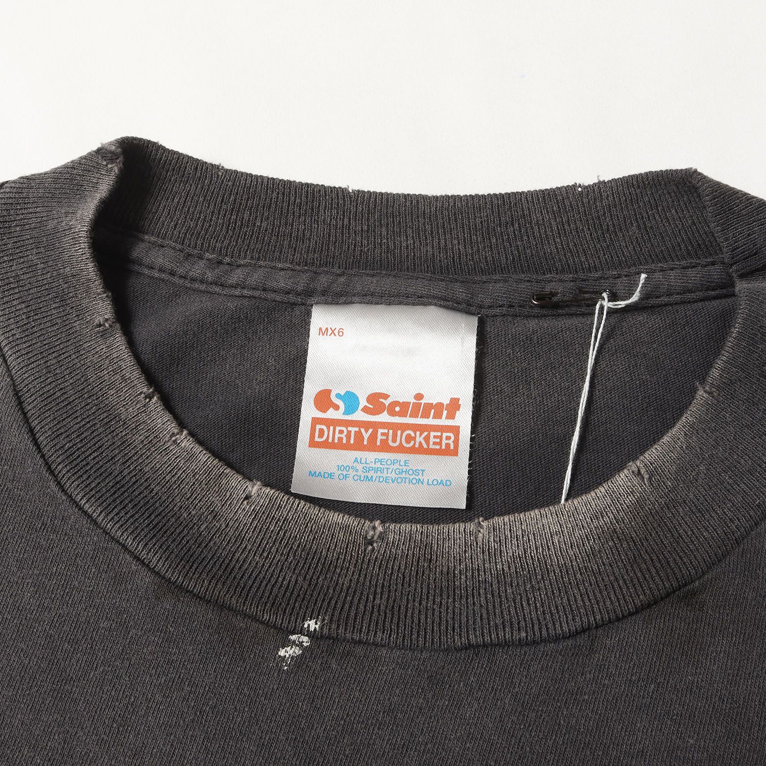 新品】SAINT MICHAEL セントマイケル Tシャツ ブラック 黒 サイズ:L