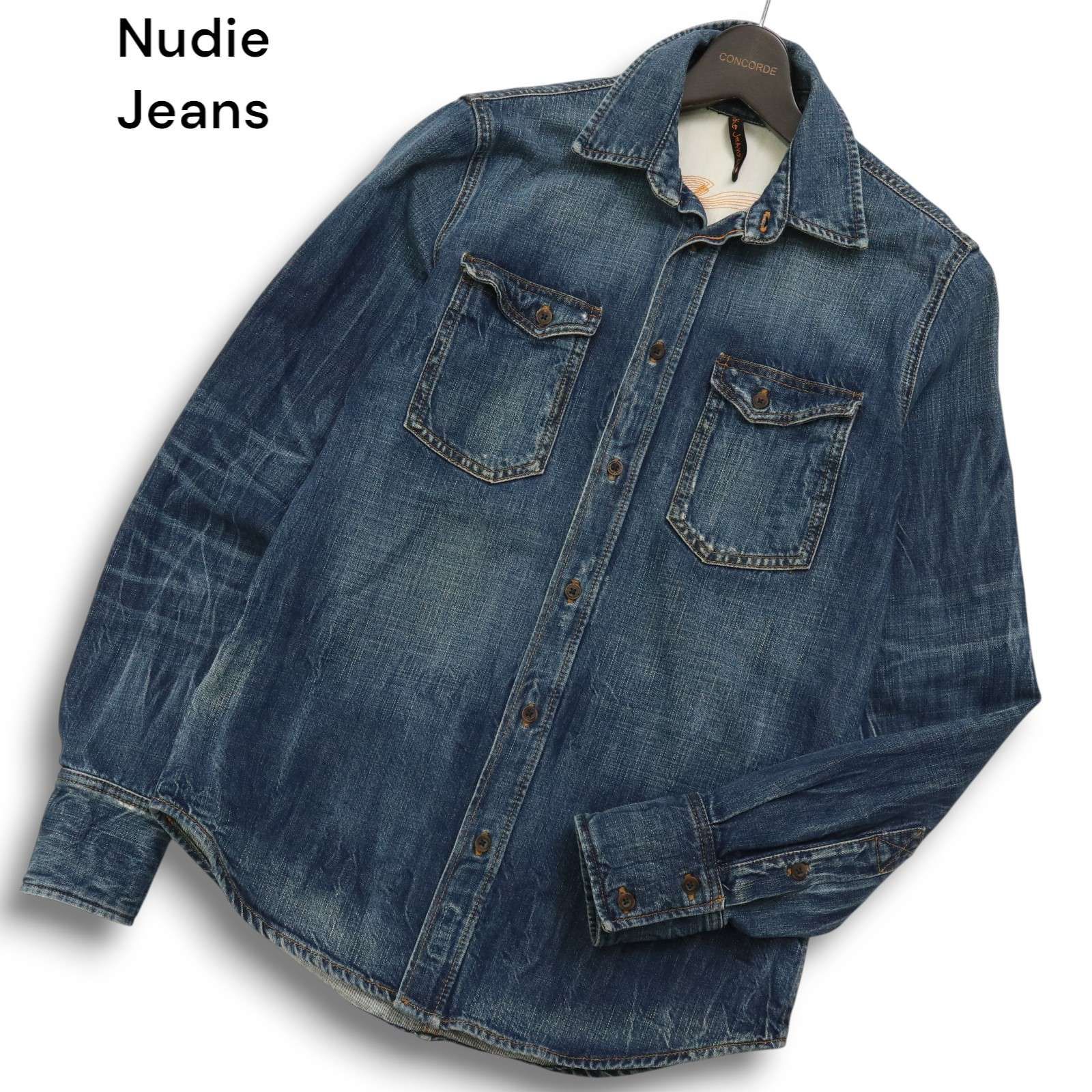 Nudie Jeans ヌーディージーンズ 通年 ダメージ＆リペア加工