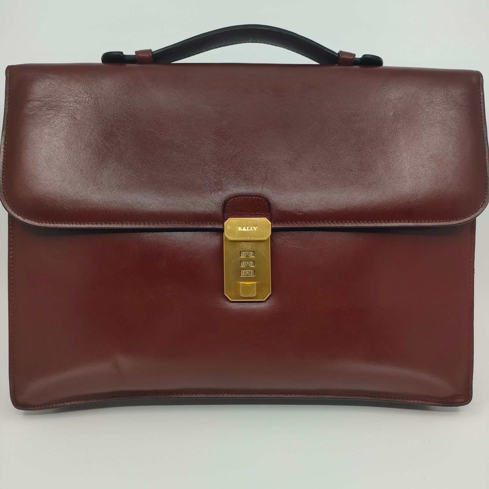 BALLY レザー 2WAY ショルダー ワンハンドル ハンドバッグ ビジネス