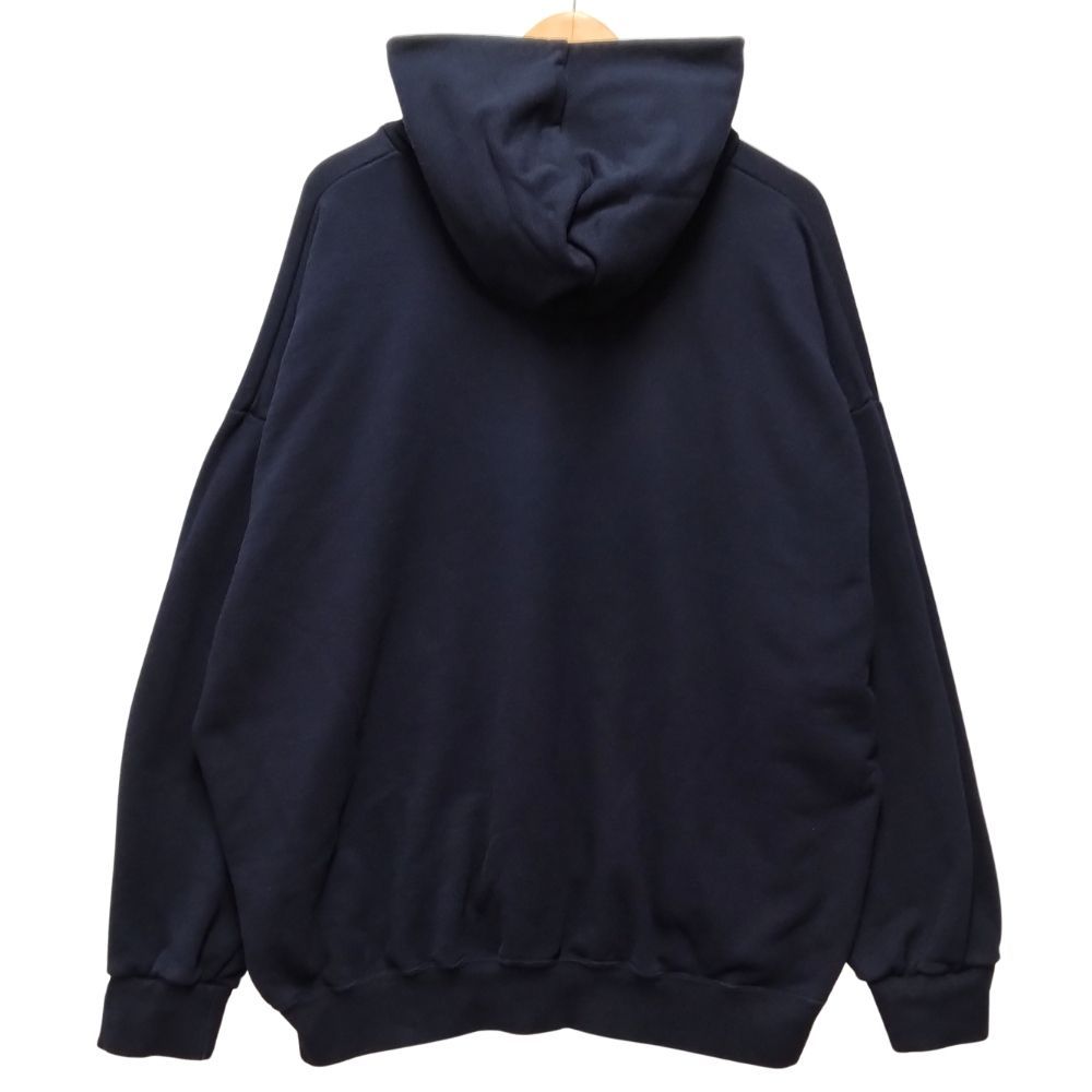 久米繊維 ビッグ パーカー ネイビー 久米繊維 ビッグフーディー