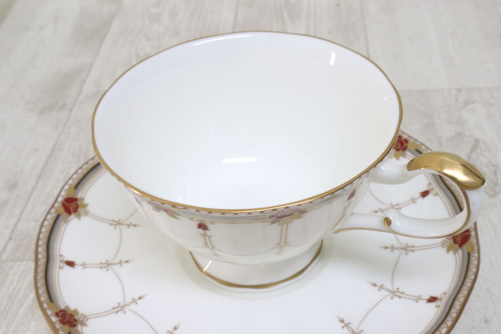 NARUMI ナルミ ローズガーランド カップ＆ソーサー 6客 セット - メルカリ