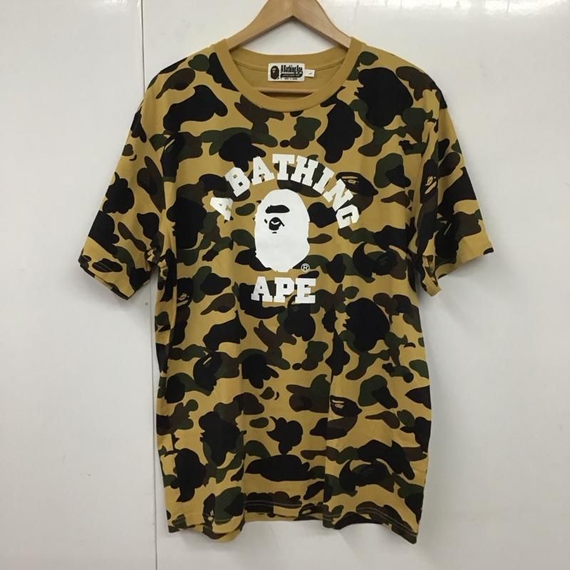 A BATHING APE アベイシングエイプ Tシャツ 半袖 半袖カットソー プリントTシャツ クルーネックカットソー