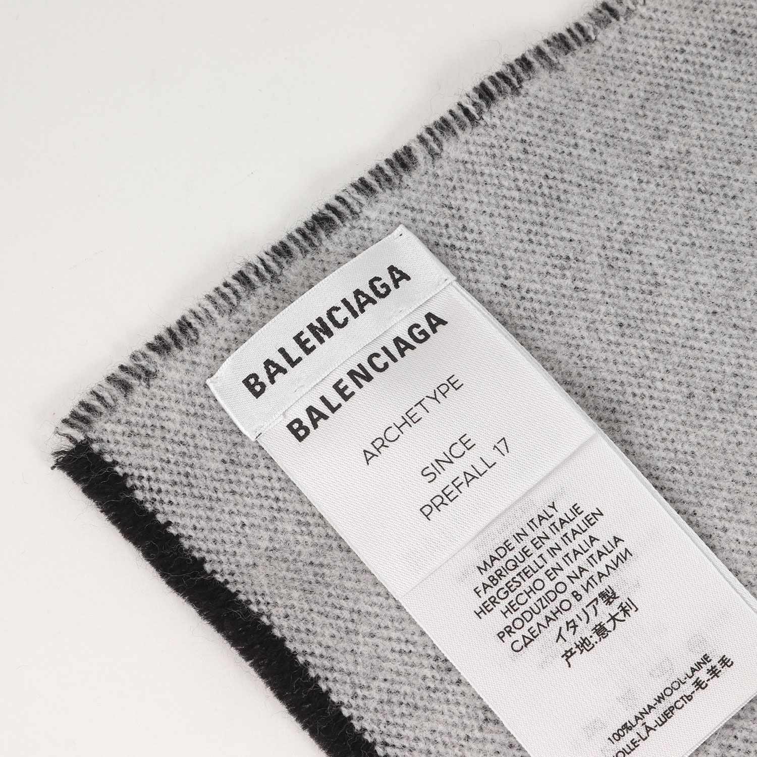 BALENCIAGA バレンシアガ アーチタイプ ロゴ マフラー (ARCHETYPE