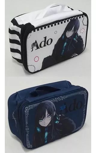中古】雑貨 全2種セット Ado CDケース付きポーチ ラウンドワン限定