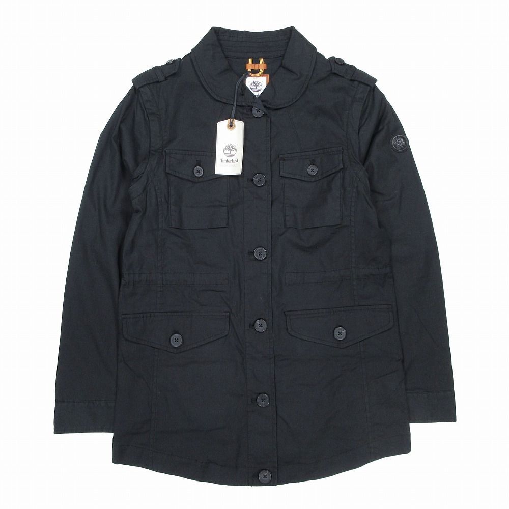 ティンバーランド Timberland リムーバブルスリーブ ミリタリー ジャケット ブルゾン アウター B4102001 S ブラック ur60