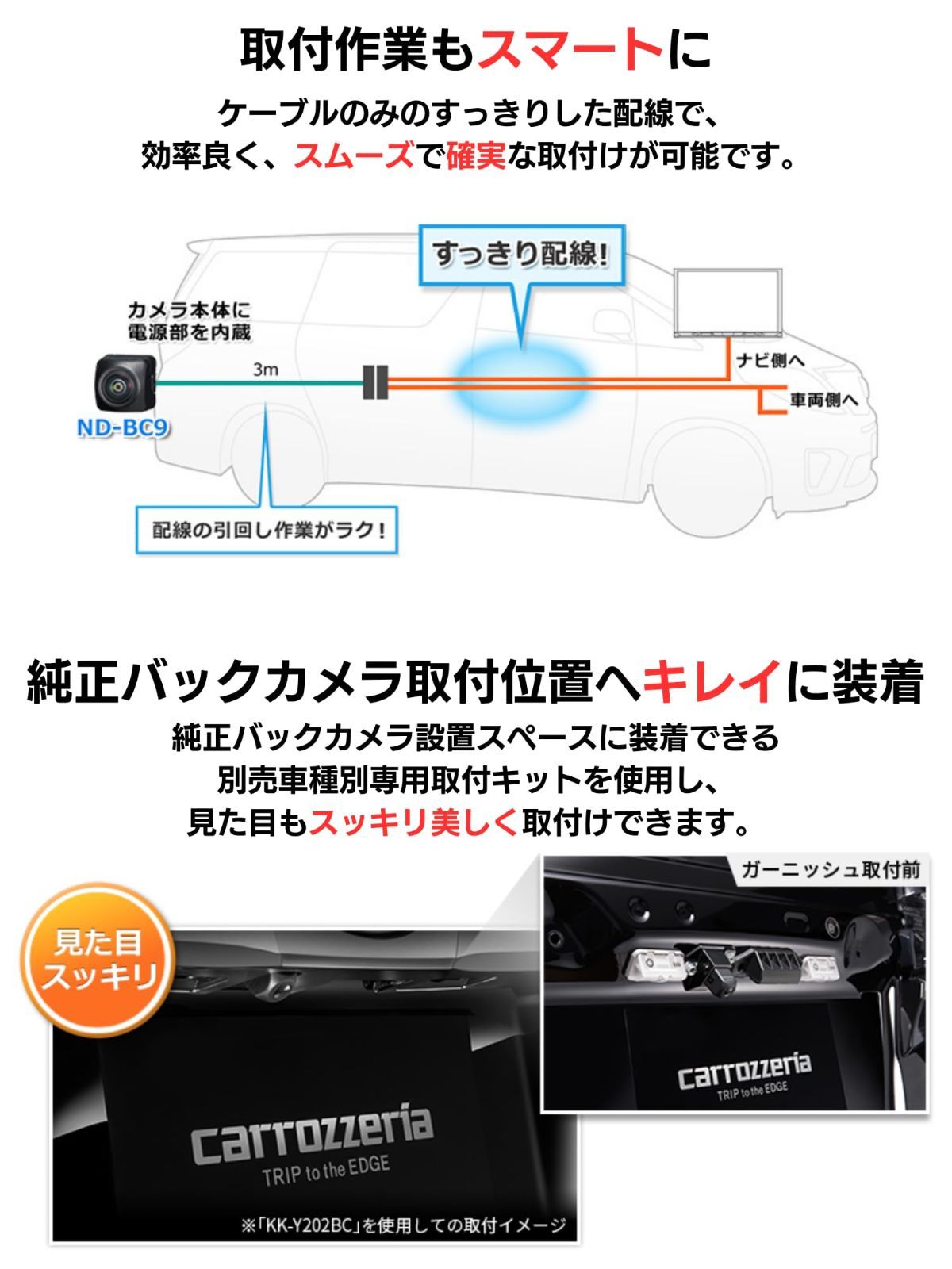  Pioneer バックカメラ ND BC 9 汎用 カロッツェリア その他 アクションカメラ ウェアラブルカメラ本体