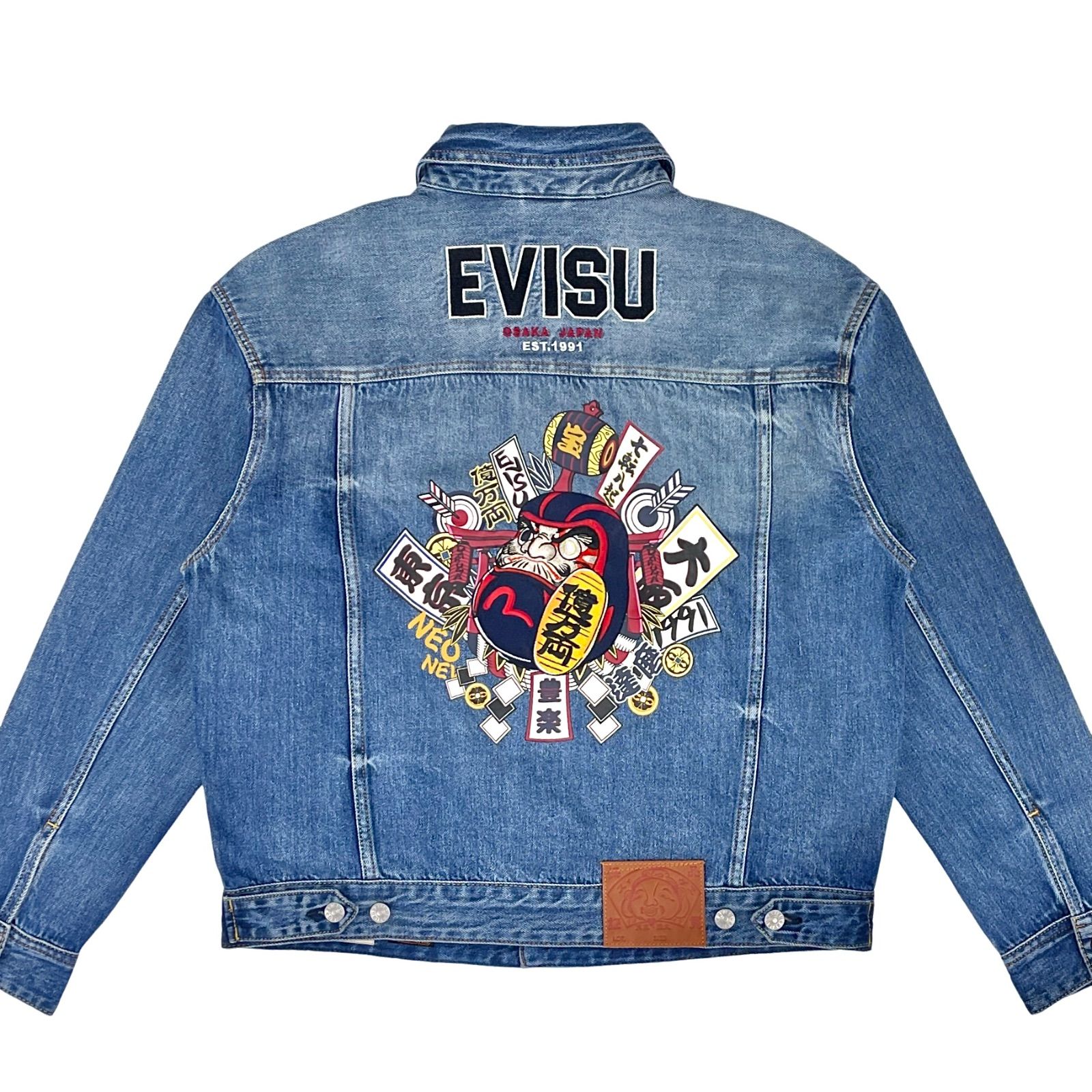 EVISU HERITAGE エヴィス エビス ヘリテージ 達磨 ダルマ 刺繍