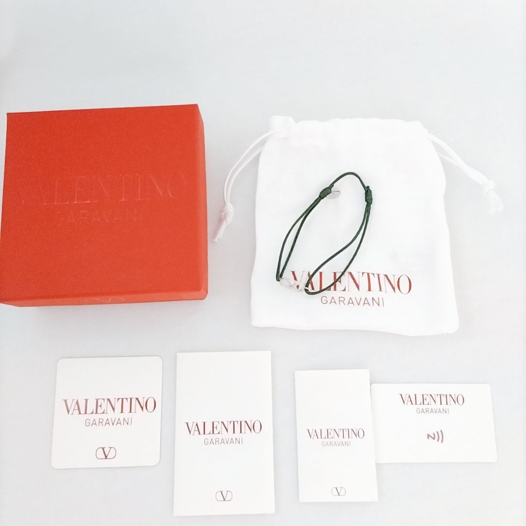 新品未使用】VALENTINO◇Vロゴ シグネチャー コード ブレスレット