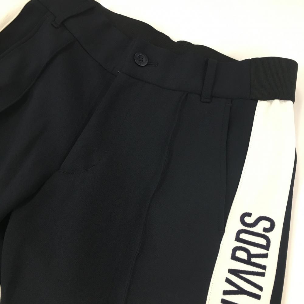 ☆SALE価格☆【超美品】ハチヤーズ ジョガーパンツ 黒×白 サイドライン