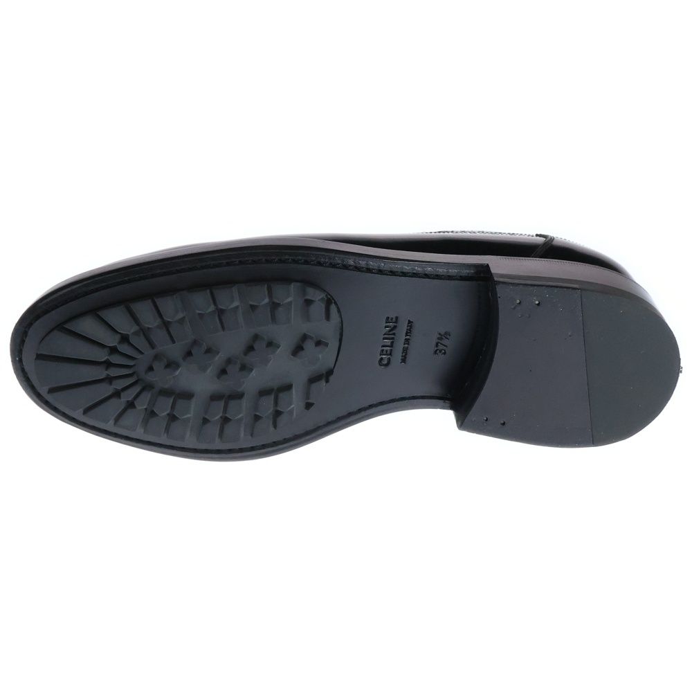 CELINE セリーヌ ドナバン メダリオン ウィングチップ レザー ダービー ドレスシューズ ブラック レディース KIN-KAAI_COM