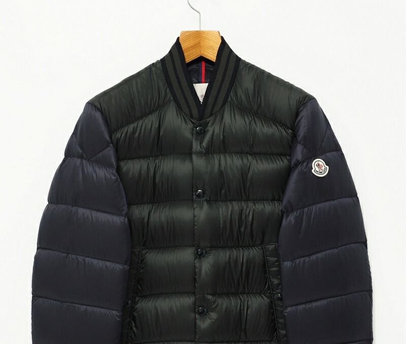 MONCLER モンクレール 《BRADFORD/ブラッドフォード》 ダウンジャケット ブルゾン メンズ サイズ2 グリーン/ネイビー  ブランド古着【中古】20240229/GP3410 - メルカリ