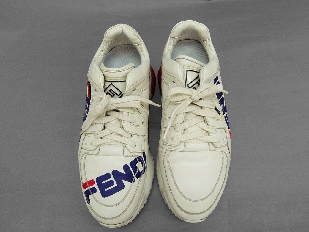 FENDI×FILA フェンディマニア スニーカー 38(24.5cm) ホワイト