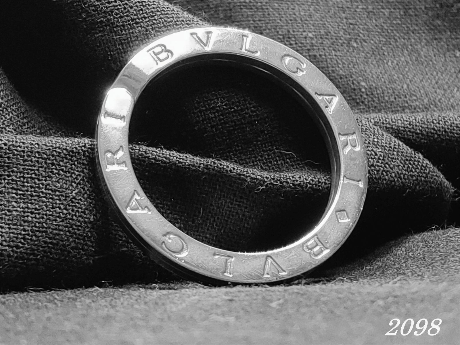 ブルガリ BVLGARI スターリングシルバー 925 キーリング