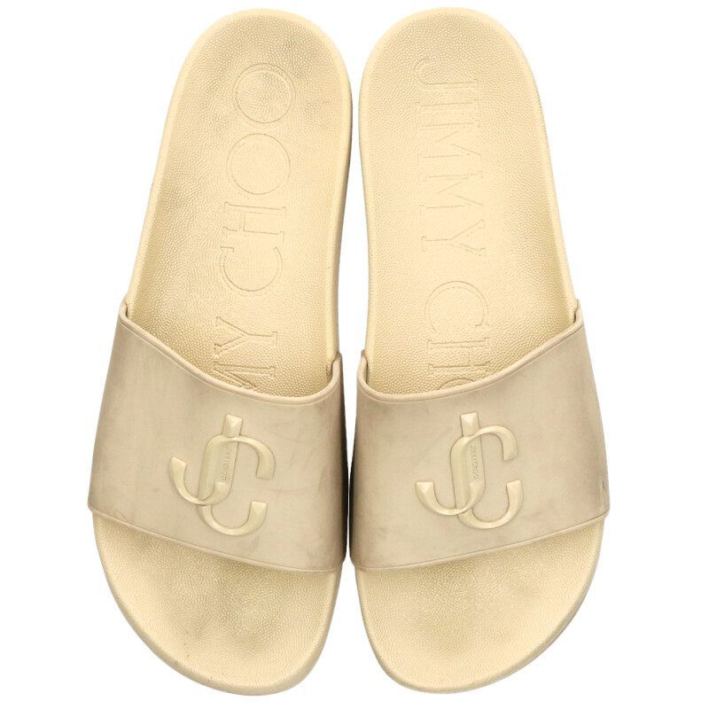 ジミーチュウ ロゴラバーサンダル メンズ 43 - メルカリ