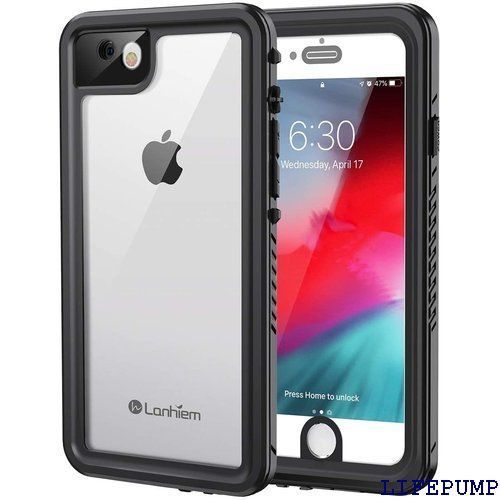 Lanhiem iPhone SE3 ケース iPhone 2022 第3世代 防水ケース iPhone SE2/8/7 ケース 4.7インチ 完全防水 IP68米軍規格 指紋認証 タッチ可 耐衝撃 滑り止め 防塵 防雪 水中撮影 ワイヤ ース ブラック 93