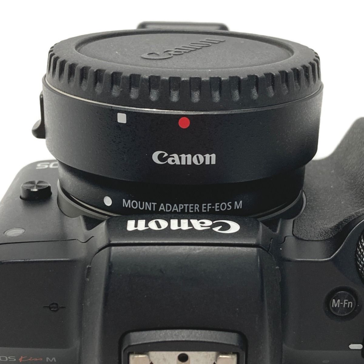 CANON キャノン EOS Kiss M ミラーレス一眼カメラ レンズ欠品 バッグ 
