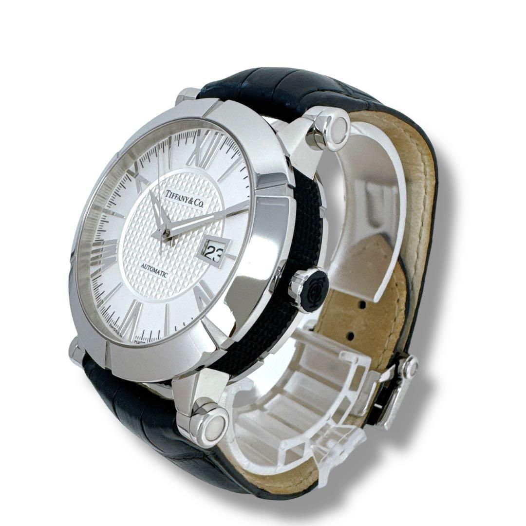 ティファニー アトラス ジェント Z1000 自動巻き シルバー メンズ 腕時計