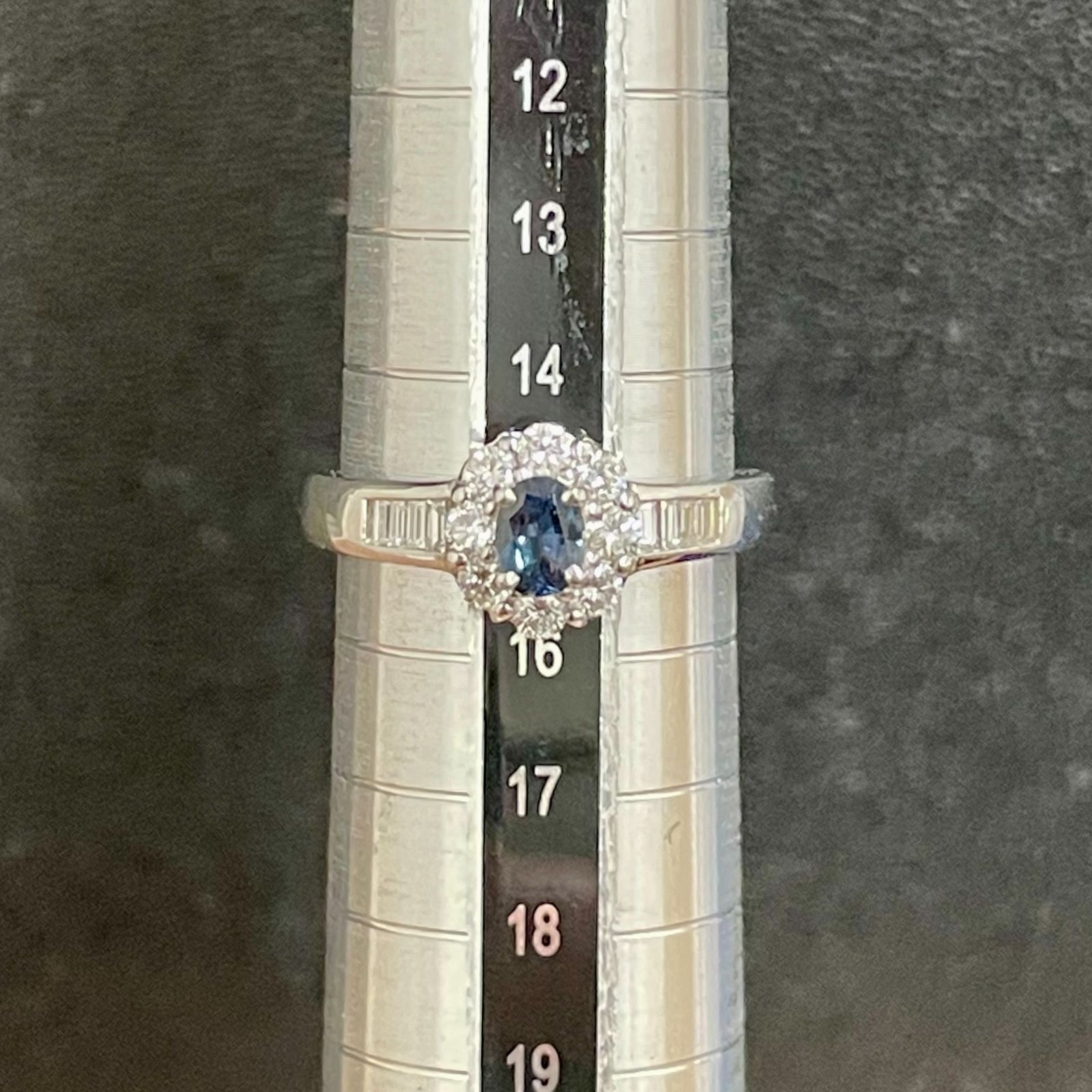 ▽アレキサンドライト×ダイヤモンド リング Pt900 世界三大希少