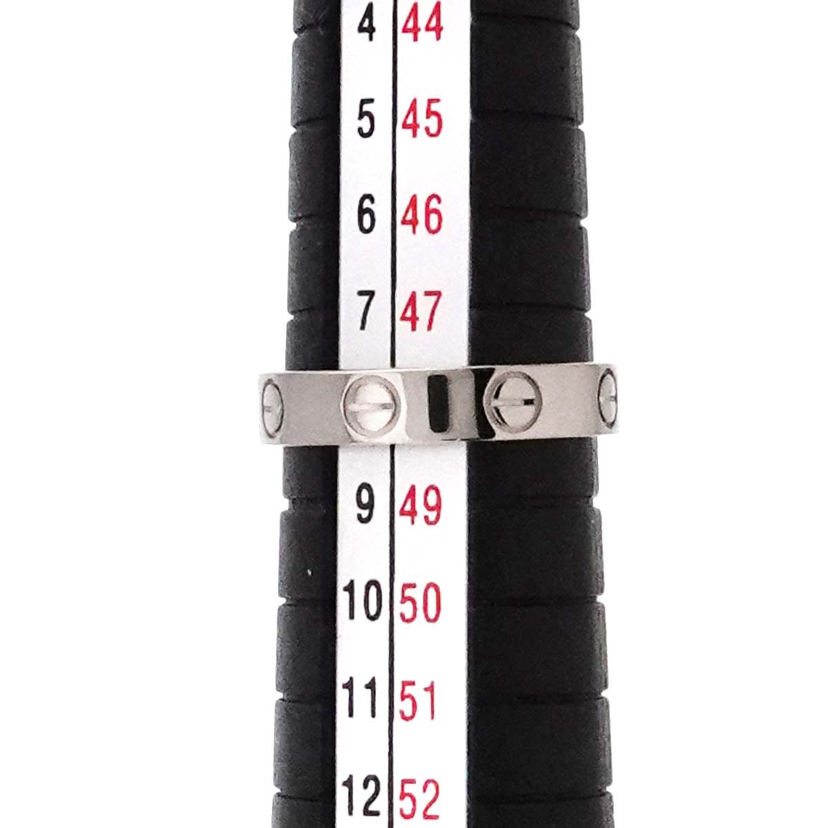 カルティエ Cartier ミニラブ #48 リング K18 WG ホワイトゴールド 750  