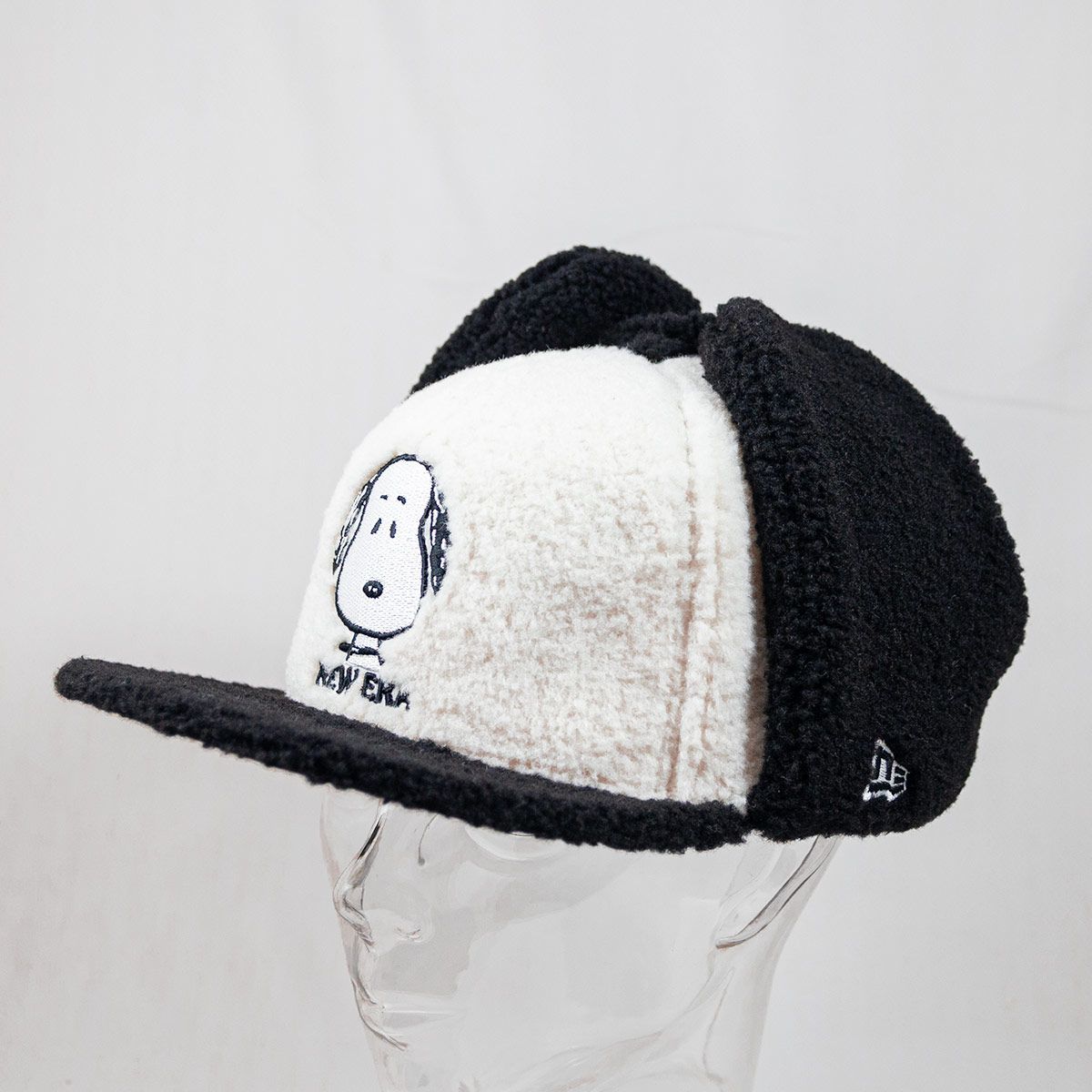 ニューエラ ニューエラ NEWERA×PEANUTS コラボ 59FIFTY Dog Ear ドッグイヤー PEANUTS ピーナッツ スヌーピー ホワイト ブラックバイザー 商品番号 14344560