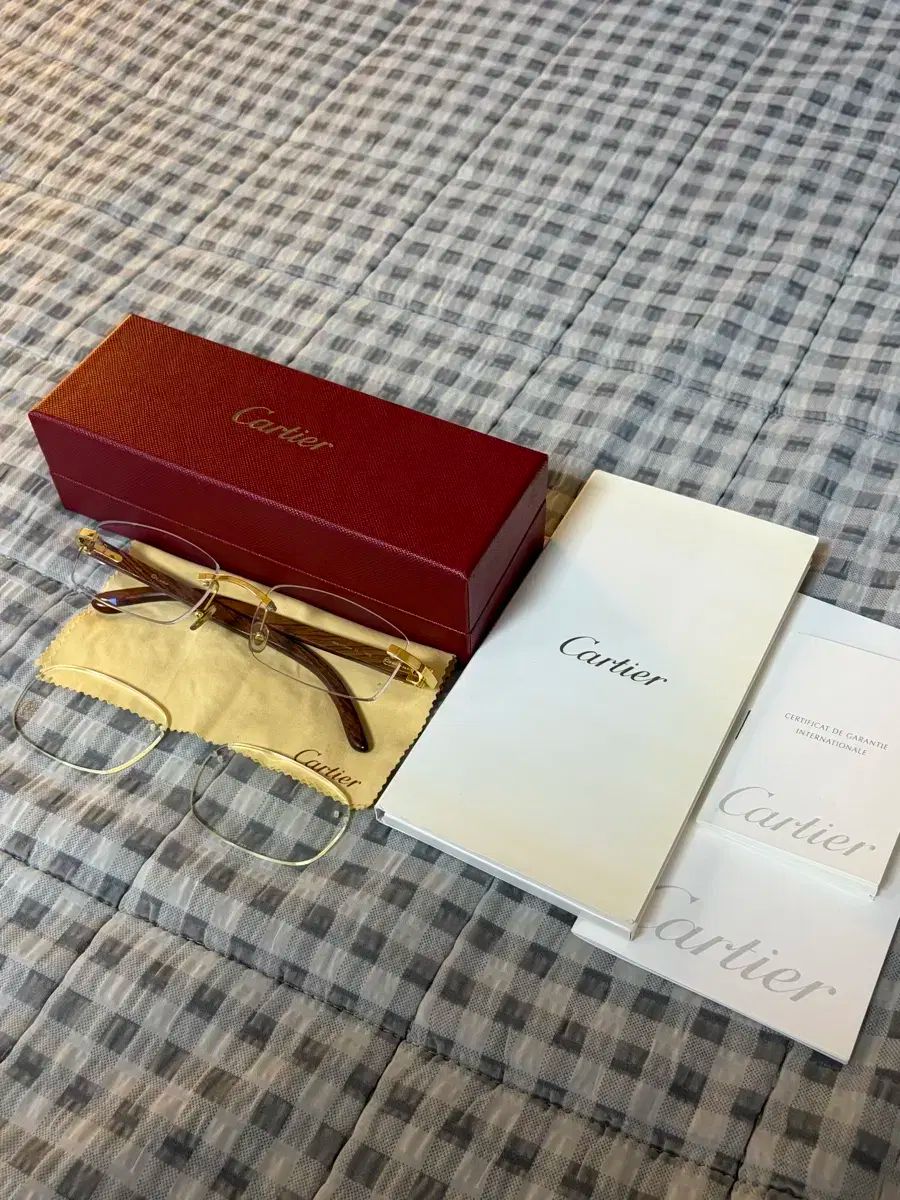 カルティエ Cartier ウッド メガネフレーム