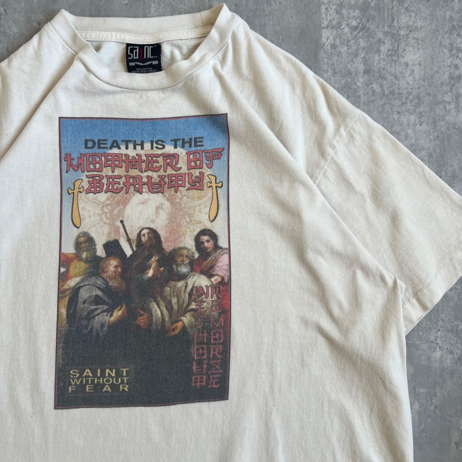 セントマイケル 23SS WITH OUT FEAR RK_SS_TEE XL SAINT TEE | Saint 