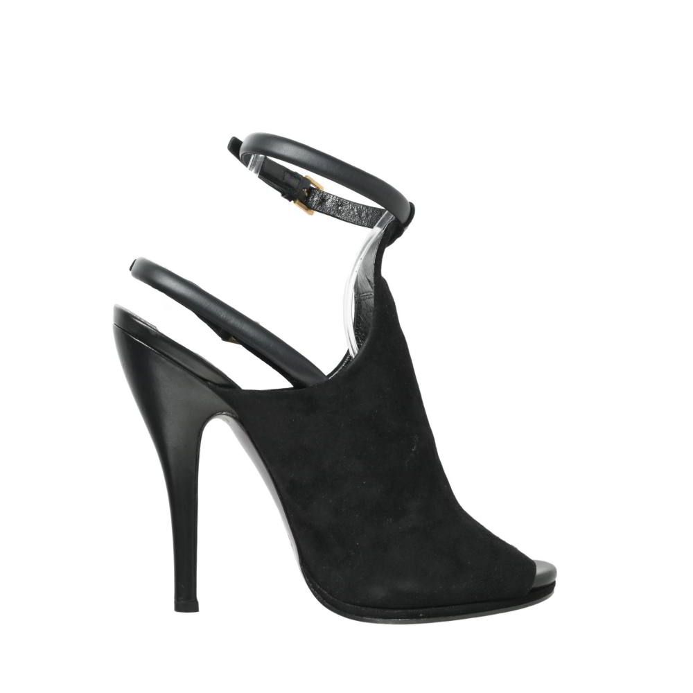 オープントゥ スエード