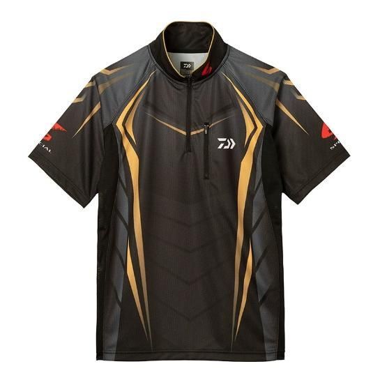 ダイワ DE-7122 スペシャル アイスドライ?ショートスリーブシャツ マスターブラック 2XL