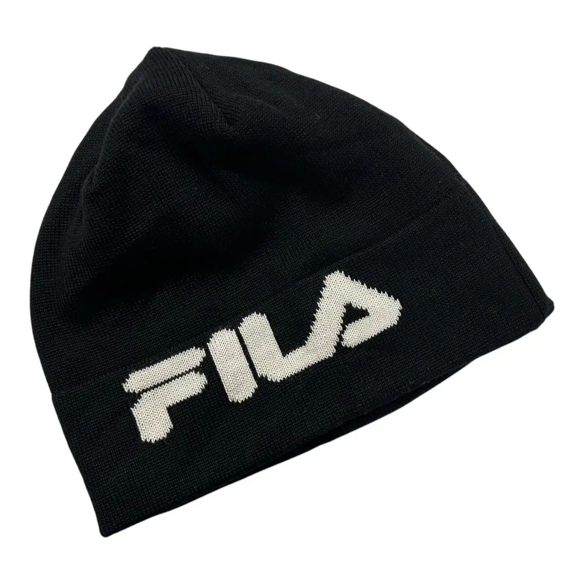 FILA（フィラ) ビックロゴ ビーニー ブラック