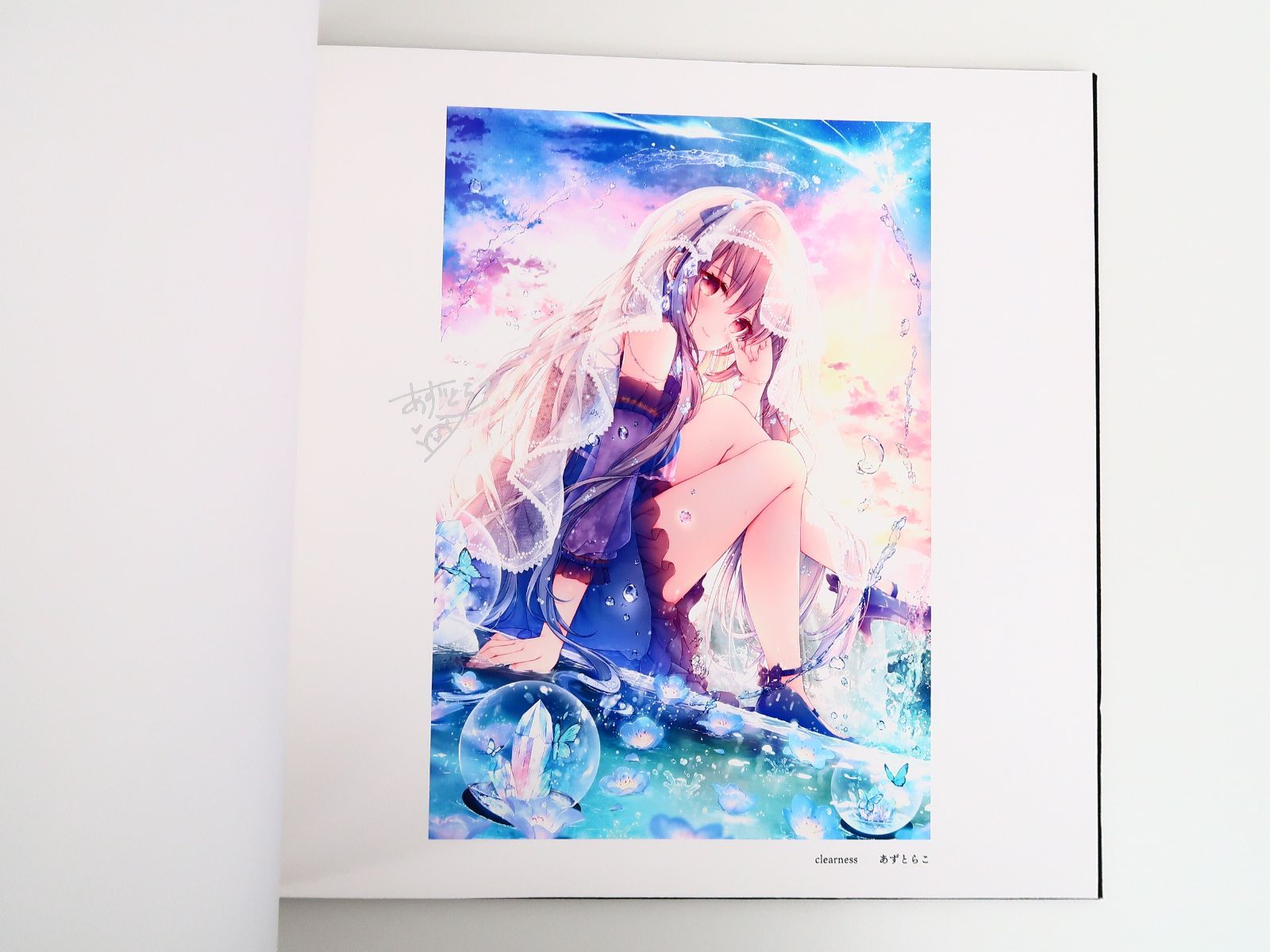 すいみゃ　直筆サイン入り　ジークレー 光る美少女展2023 全作品収録ジークレー画集 直筆サイン入り（藤