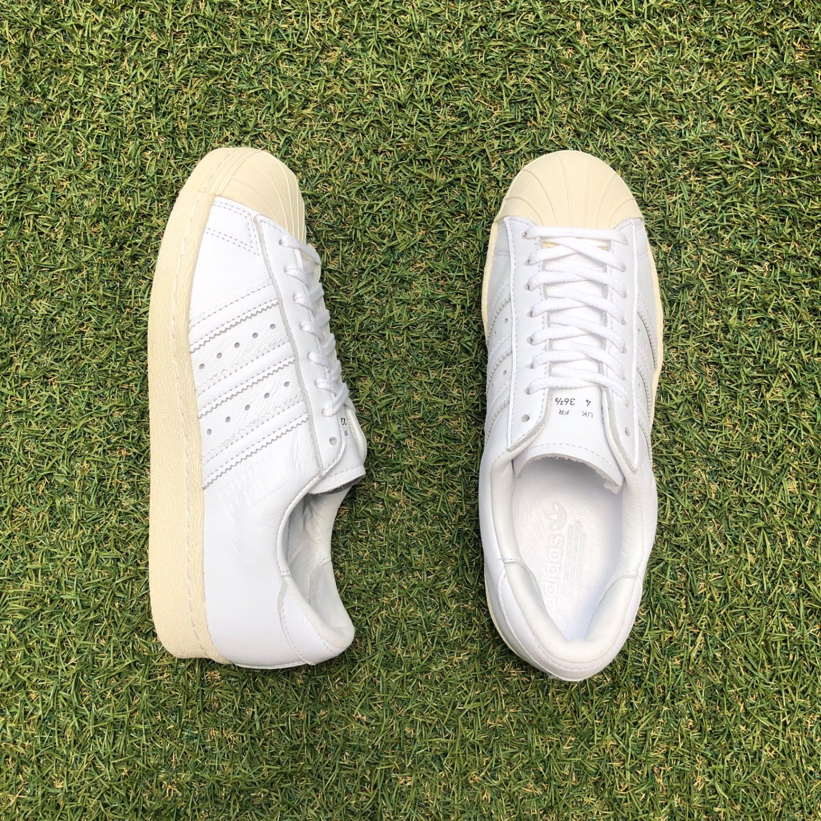 ストレッチドビー 美品22.5 adidas アディダス スーパースター 80s