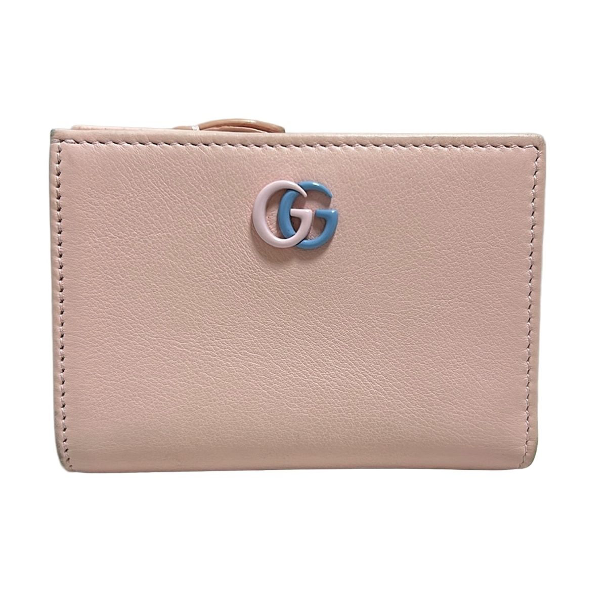 GUCCI(グッチ) 2つ折り財布 GGマーモント 790063 ライトピンク