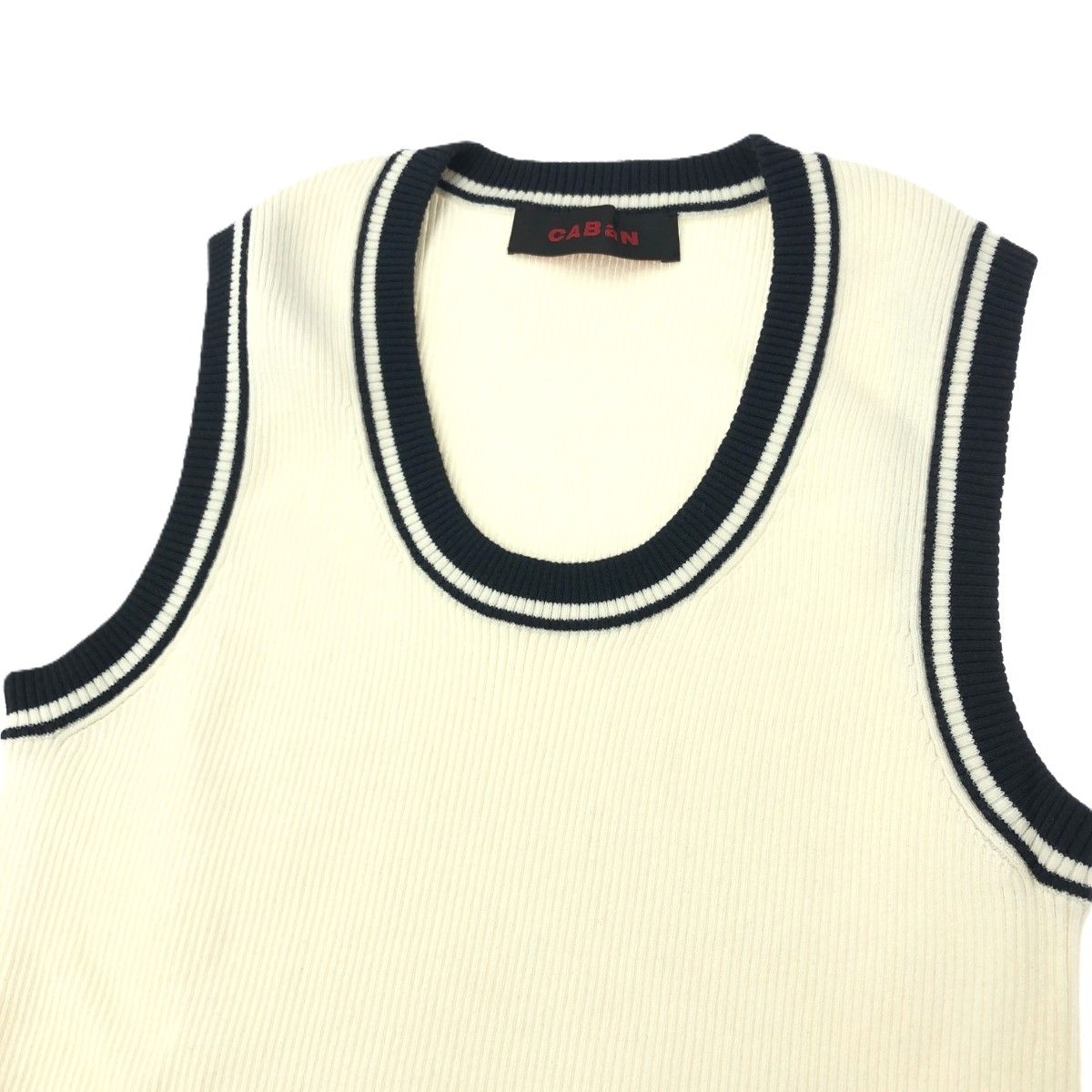 新品　CABaN　キャバン 　22SS 綿ポリ　アメリカンスリーブ　ノースリーブ 新品 CABaN キャバン 22SS 綿ポリ アメリカンスリーブ ノースリーブ