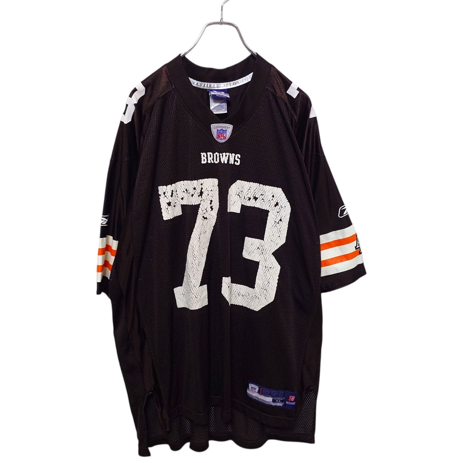 Reebok】 NFL クリーブランド・ブラウンズ ゲームシャツ S-2071