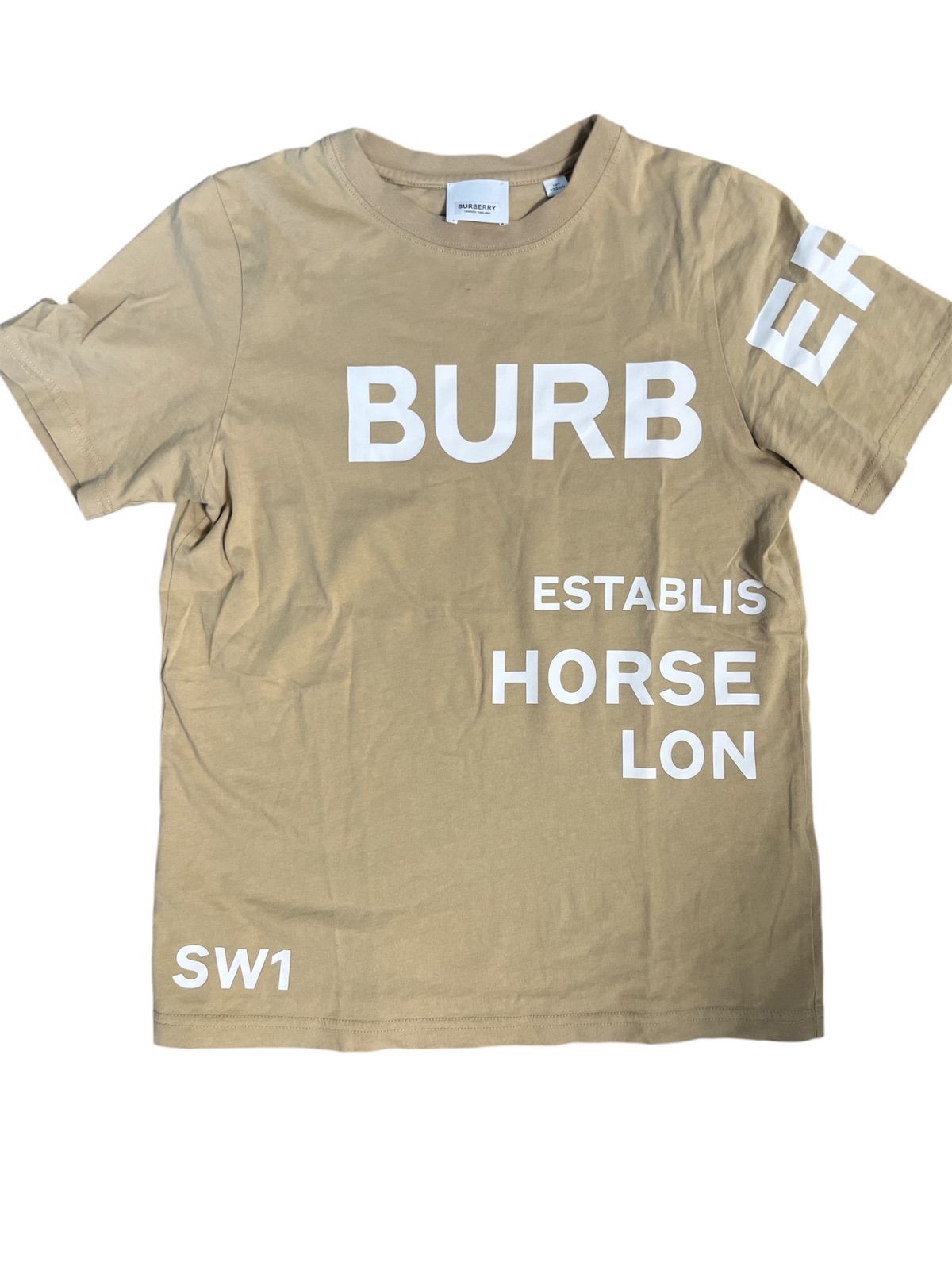 BURBERRY バーバリー】ロゴグラフィック Tシャツ ベージュ 12Y（152cm