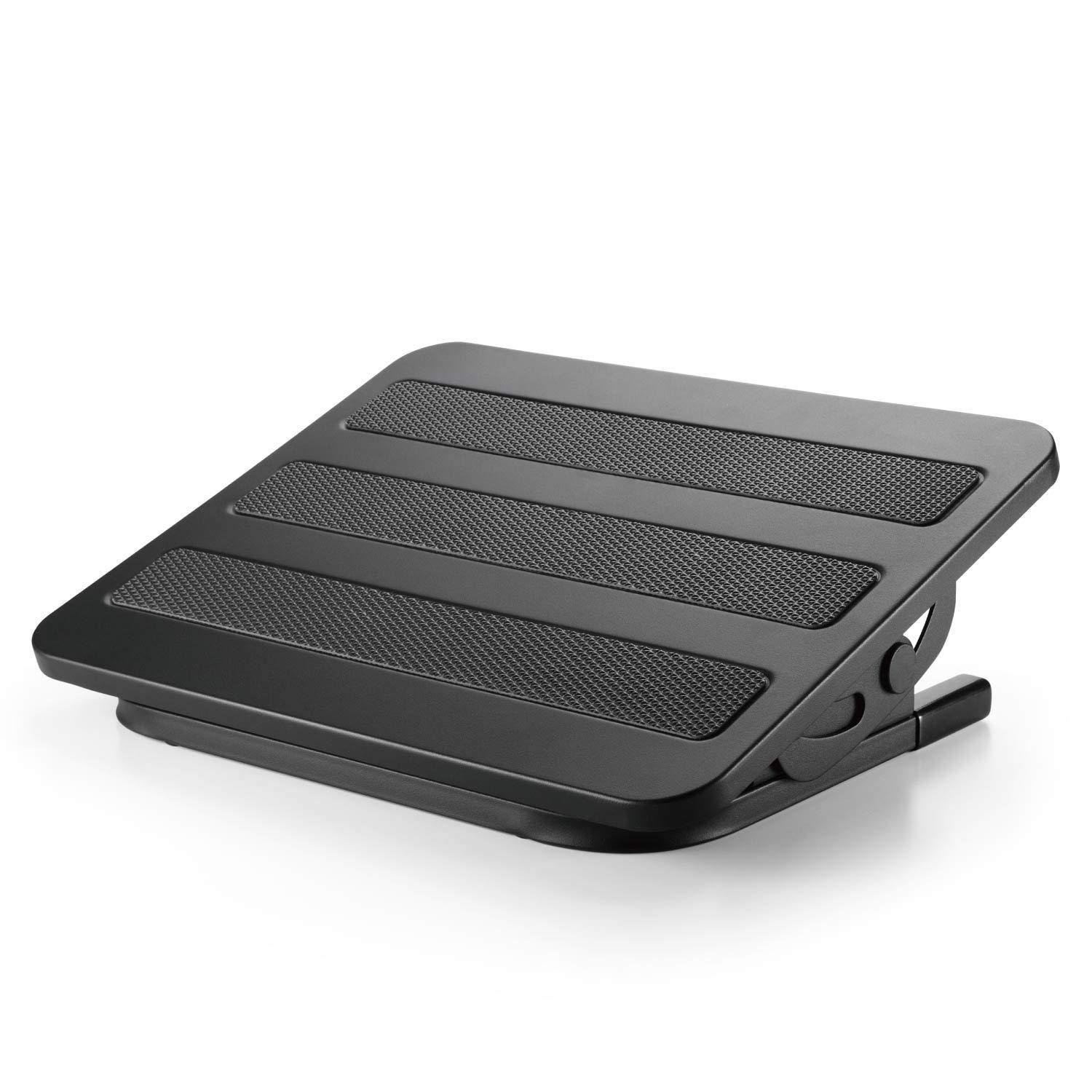 【新品・2営業日で発送】ELECOM エレコム フットレスト／スチール製／無段階調整／ブラック(PCA-FR01BK)