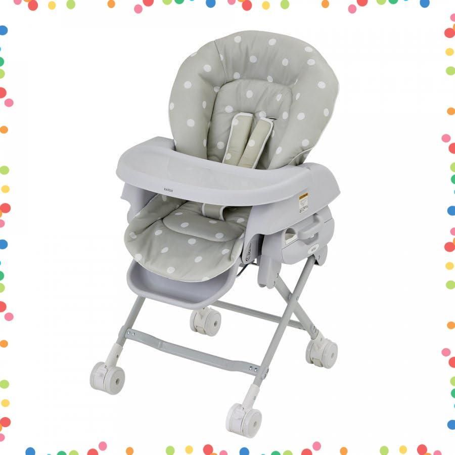 ピッコロ ドットグレー スイングハイローラック 新生児～ KATOJI カトージ 03412