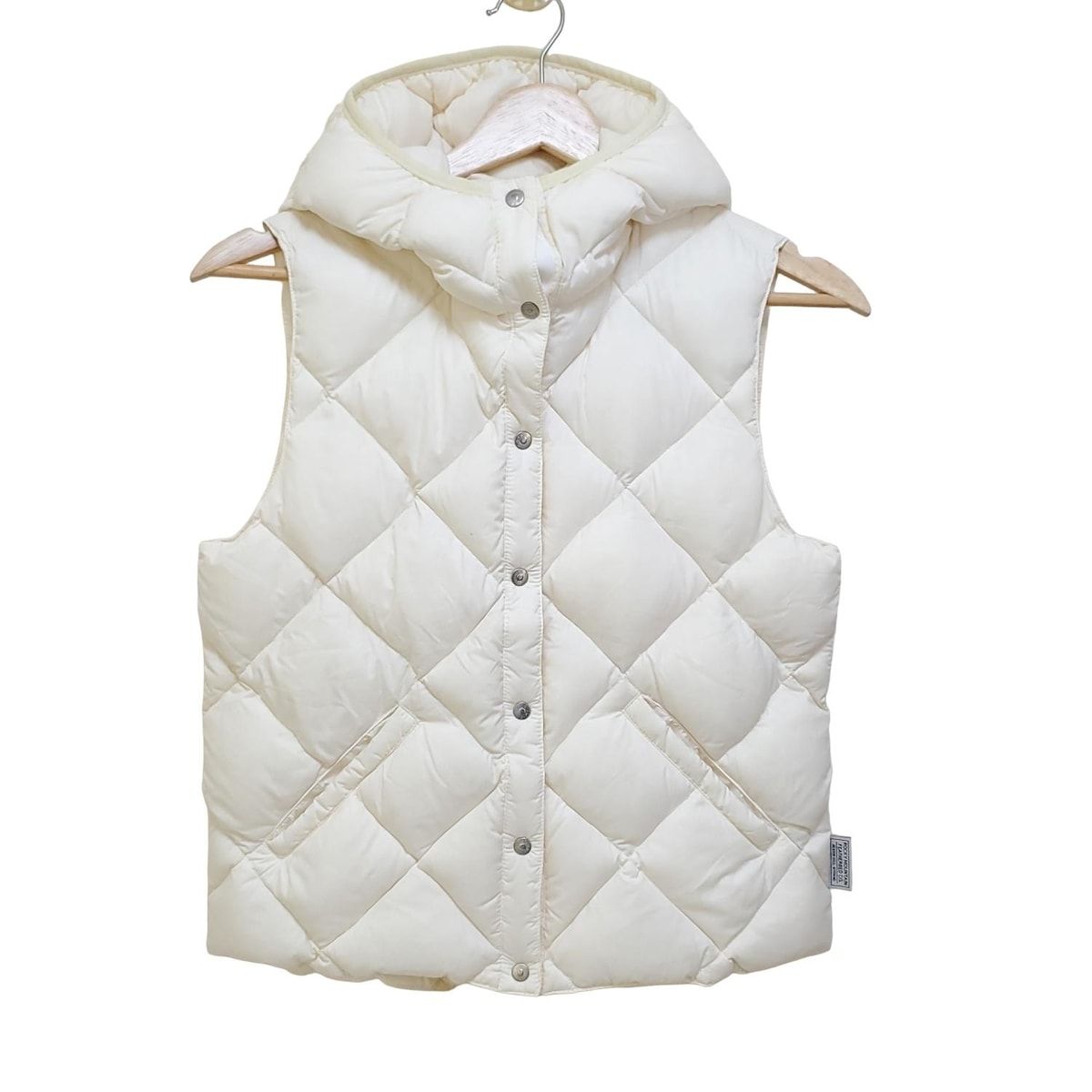 ROCKY MOUNTAIN ロッキーマウンテン ダウンベスト サイズ7 8 レディース - アイボリー 秋 冬