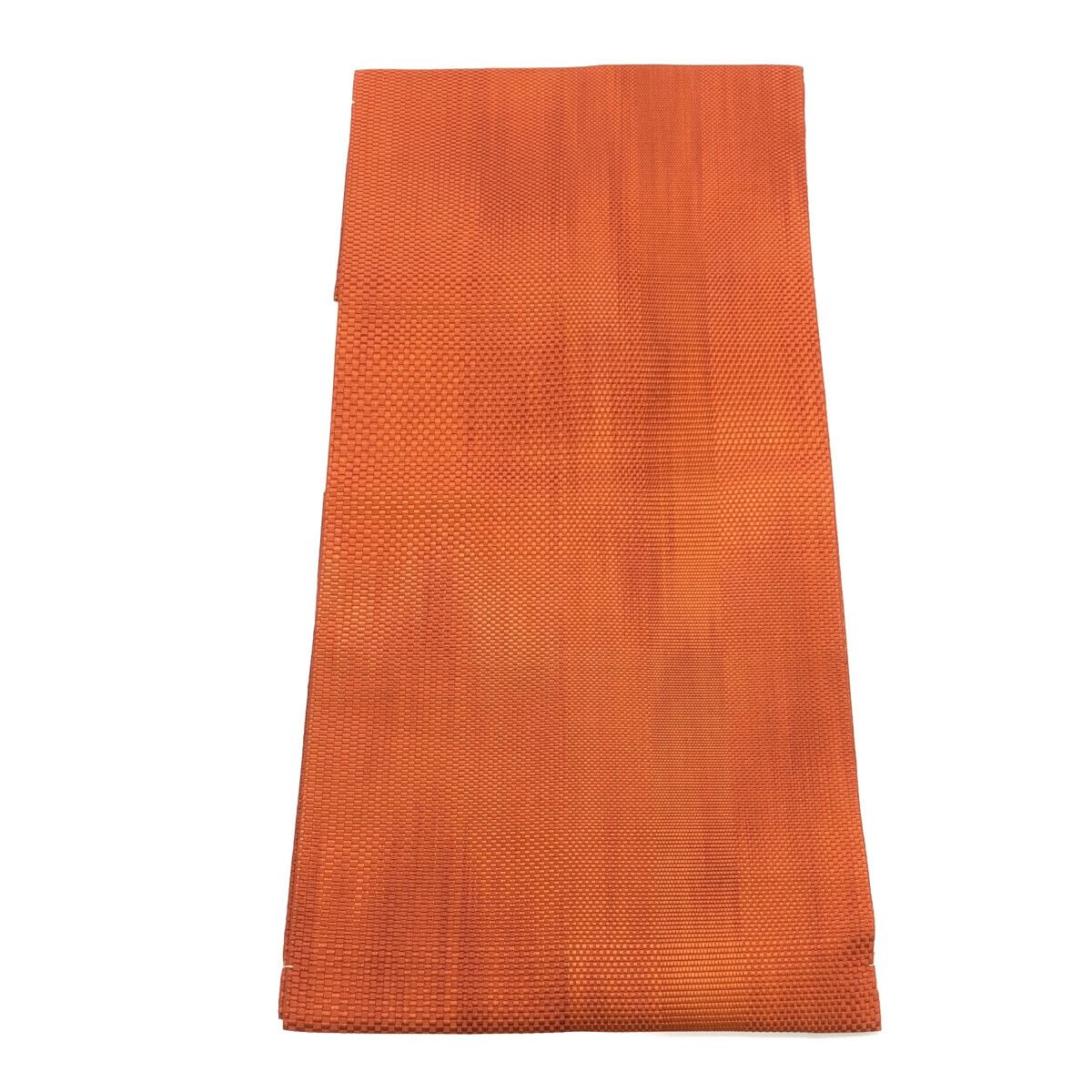 名古屋帯/オレンジ/未使用品/仕立上がり/11195 名古屋帯/オレンジ/未使用品/仕立上がり/11195 - メルカリ